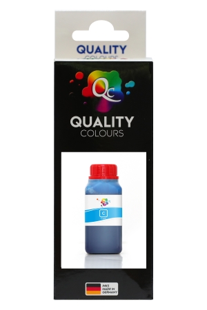 EPSON - Qc Epson Stylus Photo Serisi Yazıcılar İçin Uyumlu Mürekkep 250ml C Pig Cyan Mavi