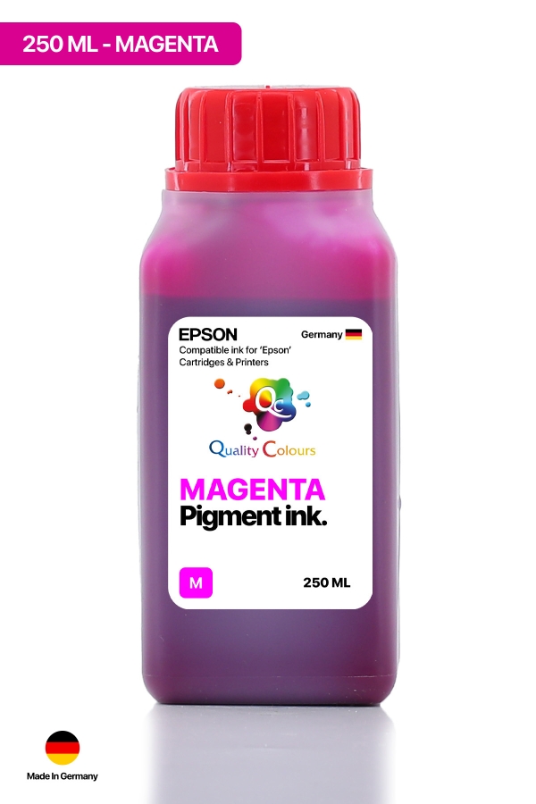  - QC Epson Colorworks Macenta Pigment 250ml Etiket Mürekkebi