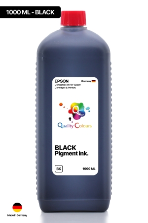  - QC Epson Colorworks Siyah Pigment 1000ml Etiket Mürekkebi