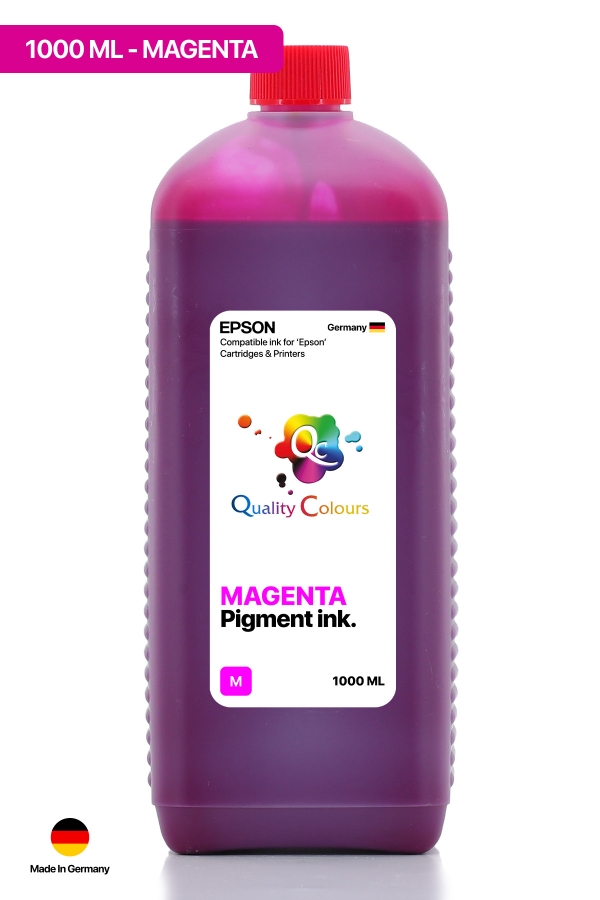 - QC Epson Colorworks Macenta Pigment 1000ml Etiket Mürekkebi
