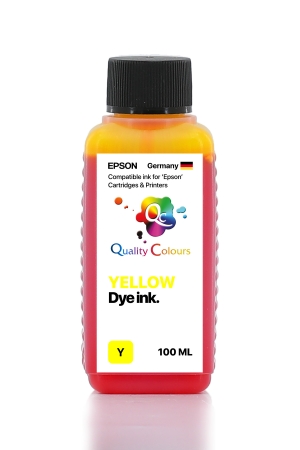 EPSON - Epson 101 103 104 Uyumlu Yellow (Sarı) Mürekkep 100ml - Ekonomik Boy